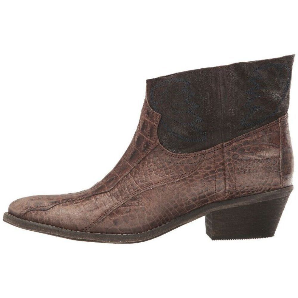 NIB Free People Dorado Combo Western Ankle Bootie